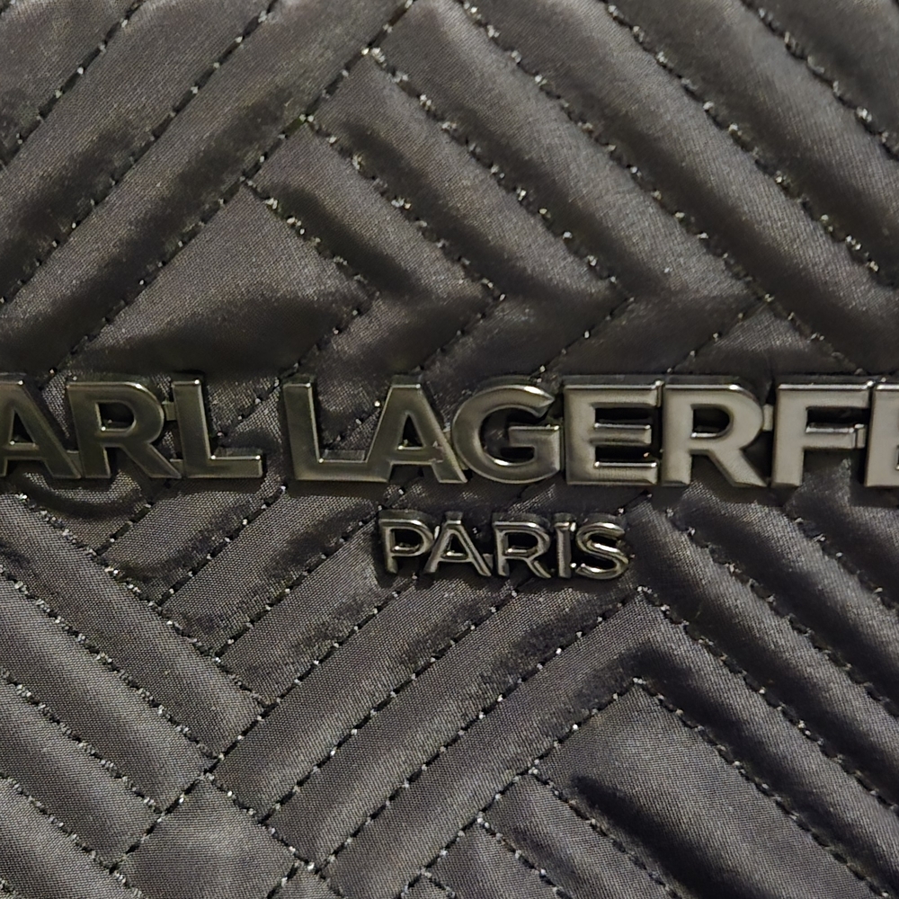 Karl Lagerfeld Black Quilted Tote Bag - Picture 7 of 8